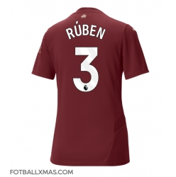 Manchester City Ruben Dias #3 Tredjedrakt Dame 2024-25 Kortermet