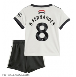 Manchester United Bruno Fernandes #8 Tredjedraktsett Barn 2024-25 Kortermet (+ Korte bukser)