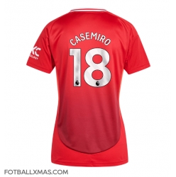 Manchester United Casemiro #18 Hjemmedrakt Dame 2024-25 Kortermet