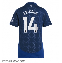 Manchester United Christian Eriksen #14 Bortedrakt Dame 2024-25 Kortermet