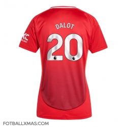 Manchester United Diogo Dalot #20 Hjemmedrakt Dame 2024-25 Kortermet