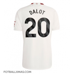 Manchester United Diogo Dalot #20 Tredjedrakt 2023-24 Kortermet