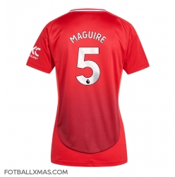 Manchester United Harry Maguire #5 Hjemmedrakt Dame 2024-25 Kortermet