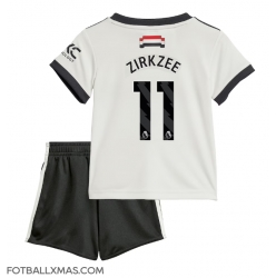 Manchester United Joshua Zirkzee #11 Tredjedraktsett Barn 2024-25 Kortermet (+ Korte bukser)