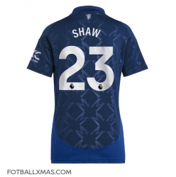 Manchester United Luke Shaw #23 Bortedrakt Dame 2024-25 Kortermet