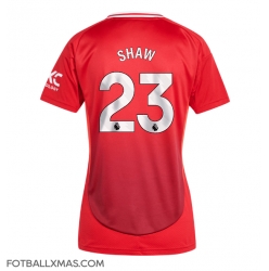 Manchester United Luke Shaw #23 Hjemmedrakt Dame 2024-25 Kortermet