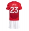 Manchester United Luke Shaw #23 Hjemmedraktsett Barn 2024-25 Kortermet (+ Korte bukser)