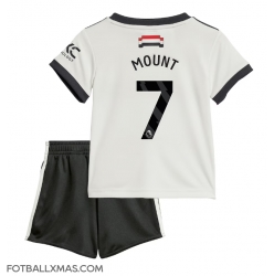 Manchester United Mason Mount #7 Tredjedraktsett Barn 2024-25 Kortermet (+ Korte bukser)