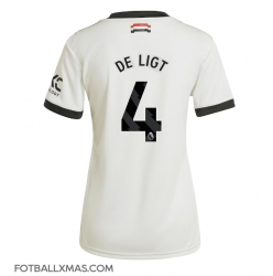 Manchester United Matthijs de Ligt #4 Tredjedrakt Dame 2024-25 Kortermet