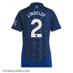 Manchester United Victor Lindelof #2 Bortedrakt Dame 2024-25 Kortermet