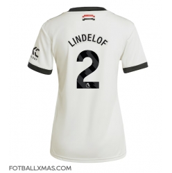 Manchester United Victor Lindelof #2 Tredjedrakt Dame 2024-25 Kortermet