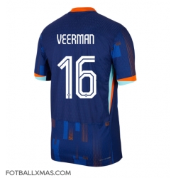 Nederland Joey Veerman #16 Bortedrakt EM 2024 Kortermet