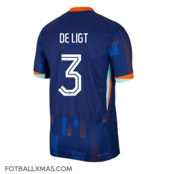 Nederland Matthijs de Ligt #3 Bortedrakt EM 2024 Kortermet