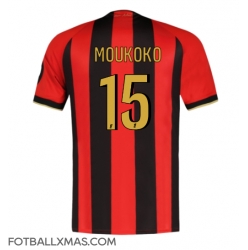 OGC Nice Youssoufa Moukoko #15 Hjemmedrakt 2024-25 Kortermet