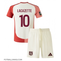 Olympique Lyonnais Alexandre Lacazette #10 Tredjedraktsett Barn 2024-25 Kortermet (+ Korte bukser)