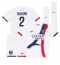 Paris Saint-Germain Achraf Hakimi #2 Bortedraktsett Barn 2024-25 Kortermet (+ Korte bukser)