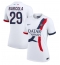 Paris Saint-Germain Bradley Barcola #29 Bortedrakt Dame 2024-25 Kortermet