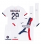 Paris Saint-Germain Bradley Barcola #29 Bortedraktsett Barn 2024-25 Kortermet (+ Korte bukser)