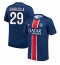 Paris Saint-Germain Bradley Barcola #29 Hjemmedrakt 2024-25 Kortermet