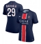 Paris Saint-Germain Bradley Barcola #29 Hjemmedrakt Dame 2024-25 Kortermet