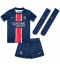 Paris Saint-Germain Bradley Barcola #29 Hjemmedraktsett Barn 2024-25 Kortermet (+ Korte bukser)