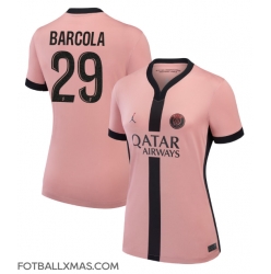 Paris Saint-Germain Bradley Barcola #29 Tredjedrakt Dame 2024-25 Kortermet