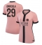 Paris Saint-Germain Bradley Barcola #29 Tredjedrakt Dame 2024-25 Kortermet