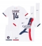 Paris Saint-Germain Desire Doue #14 Bortedraktsett Barn 2024-25 Kortermet (+ Korte bukser)