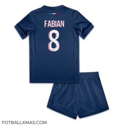 Paris Saint-Germain Fabian Ruiz #8 Hjemmedraktsett Barn 2024-25 Kortermet (+ Korte bukser)