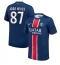 Paris Saint-Germain Joao Neves #87 Hjemmedrakt 2024-25 Kortermet