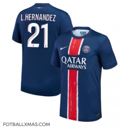 Paris Saint-Germain Lucas Hernandez #21 Hjemmedrakt 2024-25 Kortermet