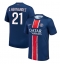 Paris Saint-Germain Lucas Hernandez #21 Hjemmedrakt 2024-25 Kortermet