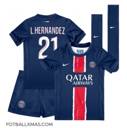 Paris Saint-Germain Lucas Hernandez #21 Hjemmedraktsett Barn 2024-25 Kortermet (+ Korte bukser)