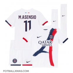 Paris Saint-Germain Marco Asensio #11 Bortedraktsett Barn 2024-25 Kortermet (+ Korte bukser)