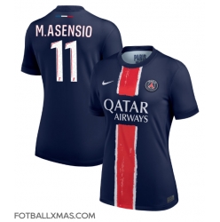 Paris Saint-Germain Marco Asensio #11 Hjemmedrakt Dame 2024-25 Kortermet