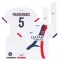 Paris Saint-Germain Marquinhos #5 Bortedraktsett Barn 2024-25 Kortermet (+ Korte bukser)