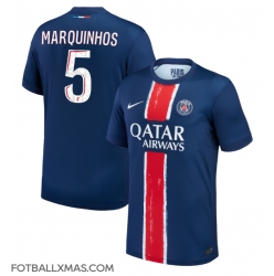 Paris Saint-Germain Marquinhos #5 Hjemmedrakt 2024-25 Kortermet