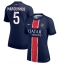 Paris Saint-Germain Marquinhos #5 Hjemmedrakt Dame 2024-25 Kortermet