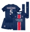 Paris Saint-Germain Marquinhos #5 Hjemmedraktsett Barn 2024-25 Kortermet (+ Korte bukser)