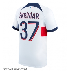 Paris Saint-Germain Milan Skriniar #37 Bortedrakt 2023-24 Kortermet