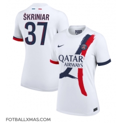 Paris Saint-Germain Milan Skriniar #37 Bortedrakt Dame 2024-25 Kortermet