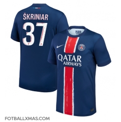 Paris Saint-Germain Milan Skriniar #37 Hjemmedrakt 2024-25 Kortermet