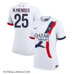 Paris Saint-Germain Nuno Mendes #25 Bortedrakt Dame 2024-25 Kortermet