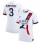 Paris Saint-Germain Presnel Kimpembe #3 Bortedrakt Dame 2024-25 Kortermet