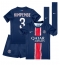 Paris Saint-Germain Presnel Kimpembe #3 Hjemmedraktsett Barn 2024-25 Kortermet (+ Korte bukser)