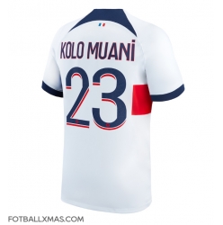 Paris Saint-Germain Randal Kolo Muani #23 Bortedrakt 2023-24 Kortermet