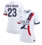 Paris Saint-Germain Randal Kolo Muani #23 Bortedrakt Dame 2024-25 Kortermet