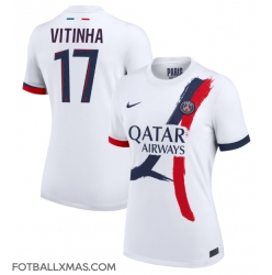 Paris Saint-Germain Vitinha #17 Bortedrakt Dame 2024-25 Kortermet