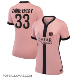 Paris Saint-Germain Warren Zaire-Emery #33 Tredjedrakt Dame 2024-25 Kortermet