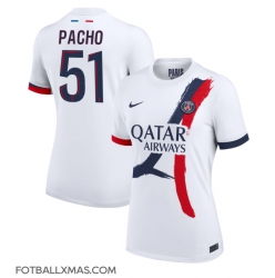 Paris Saint-Germain Willian Pacho #51 Bortedrakt Dame 2024-25 Kortermet